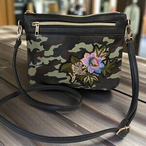 Camo Floral‎ Concealed Carry Crossbody Bag Embroidered CCW Militarycore